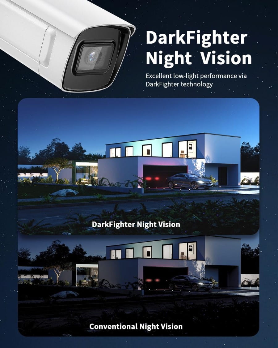 Camera de Supraveghere IP Hikvision ANPR, 4MP,2.8-12mm, IR, AI si